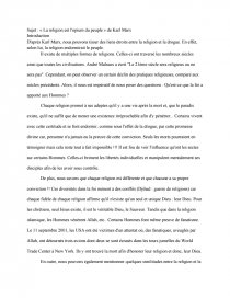 Dissertation A Partir De La Citation La Religion Est L Opium Du Peuple De Karl Marx Rapports De Stage Dissertation Dissertation A Partir De La Citation La Religion Est L Opium Du Peuple De Karl Marx Rapports De Stage Dissertation