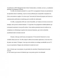 Lettre Motivation Bourse Rapports De Stage Nanasi