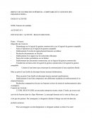 Correction Bego Flore: comptabilité exercice