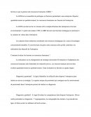 L'adaptation Des Ressources Humaines Aux Objectifs Stratégiques