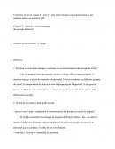 Chapitre 7 : Analyser le fonctionnement des groupes de travail chez C’design