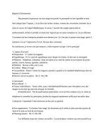 Rapport D Etonnement Stage Rapports De Stage Lololo56