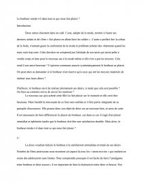 Le Bonheur Reside T Il Dans Tout Ce Qui Nous Fait Plaisir Memoires Gratuits Bluelagon28