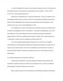 Le Contrôle Parlementaire De L'exécutif Sous La Ve République