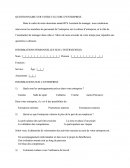 Questionnaire Module SPE AM