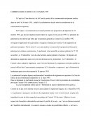 Commetaire D'arrêt CJCE 30 Mars 1995: la collaboration loyale entre les institutions de la communauté européenne