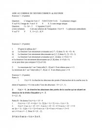 Correction Dm De Maths En Seconde Fiche De Lecture Cheche10 2