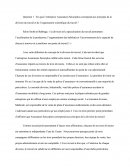 En quoi l’entreprise Assurances Sécuriplus correspond aux principes de la division du travail et de l’organisation scientifique du travail ?