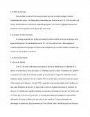 Les Effets Du Mariage (fiche révision)