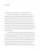 Dissertation : La Lucidité Conduit-elle nécessairement Au Pessimisme?