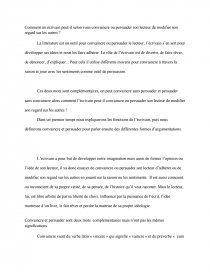 Conclusion dissertation convaincre persuader convaincre