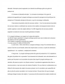Dissertation croissance progres technique et emploi dissertation