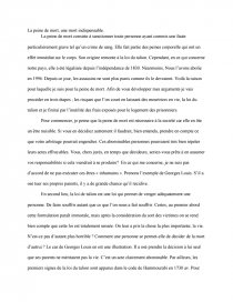 dissertation sur la peine de mort
