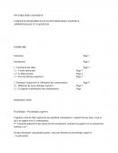 Cours: psychologie cognitive, concepts fondamentaux