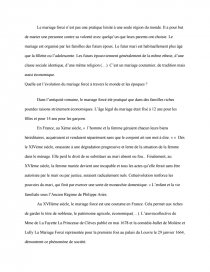 Mariage Force Commentaire De Texte Bicus