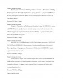 Rapport sur le stage al omrane