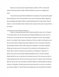 Pauline De Dumat Resume Par Chapitres Dissertations Gratuits Dissertation