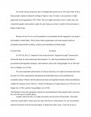 Civil Rights in the US (document anglais)