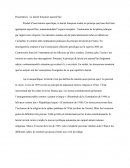Dissertation : La Laïcité Française Aujourd'hui