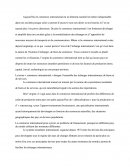 Théorie du commerce international