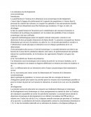 Les indicateurs du développement