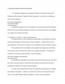 Le Marketing stratégique/opérationnel et le marché