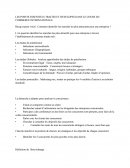 Principaux points traites et developpes dans le cadre du commerce international