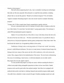 Devrions-nous avoir peur du progrès? (document en anglais)