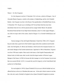 Theme D Anglais Commentaires Composes Alexking