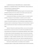 Mission sociale du philosophe dans l'antiquite greco-romaine et la construction de l'union Africaine