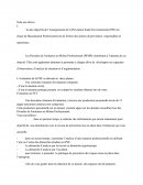 Objectifs du Dossier PSE Bac Pro