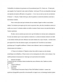 Tfe Prevention Douleur Induite Dissertation Dissertation