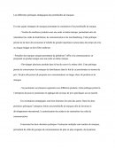 Les différentes politiques stratégiques des portefeuilles de marques