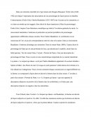 Dissertation De Français sur la description des personnages