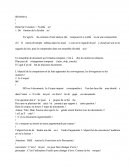 Definition d'une synthèse