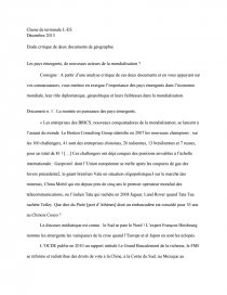 dissertation les pays émergents dans la mondialisation dissertation les pays émergents dans la mondialisation