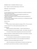 1er Devoir Economie-Droit 1ère Année Bts Muc: l’industrie et le marche automobile français en 2009 et 2010.