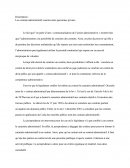 Dissertation : Les contrats administratifs conclus entre personnes privées