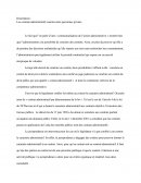 Dissertation : Les contrats administratifs conclus entre personnes privées