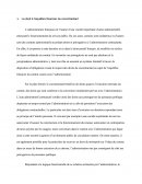 Le Droit à L'équilibre Financier Du Cocontractant