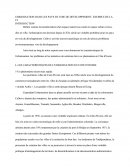 L'urbanisation Dans Les Pays En Voie De développement, Exemple De La Côte D'Ivoire