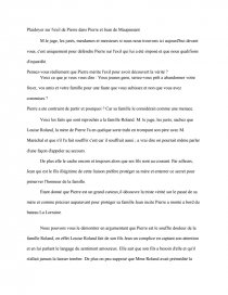 Plaidoyer Sur L Exil De Pierre Dans Pierre Et Jean De Maupassant Note De Recherches Malo2210