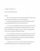 Lettre Demande d’aide de financement