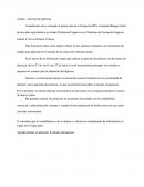 Demande de stage (document en espagnol)