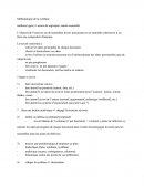 Méthodologie de synthèse