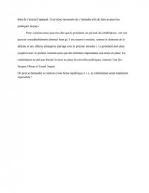 dissertation le president en periode de cohabitation dissertation le president en periode de cohabitation