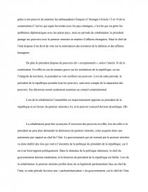 dissertation le president en periode de cohabitation dissertation le president en periode de cohabitation