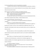 Les textes de qualifications