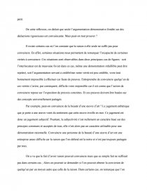 avoir raison philosophie dissertation