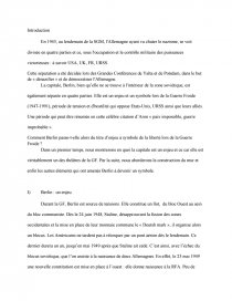 Berlin Au Coeur De La Guerre Froide Dissertation